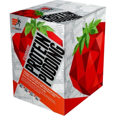 Extrifit Protein Puding Jahoda 10 x 40 g