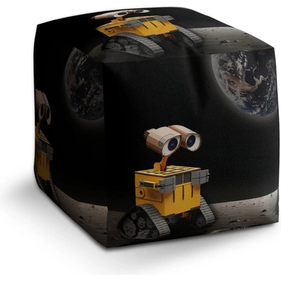 Sablio Taburet Cube Wall-E robot Mesiac: 40x40x40 cm