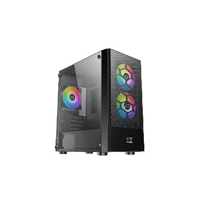 Геймърски компютър ION Oreo Black с процесор Intel Core i5-12400F, видео карта Nvidia GeForce RTX 5050 8GB GDDR6, RAM памет 16GB(2x8GB) DDR4 3200MHz, SSD 500GB M. 2 NVMe (c002792)