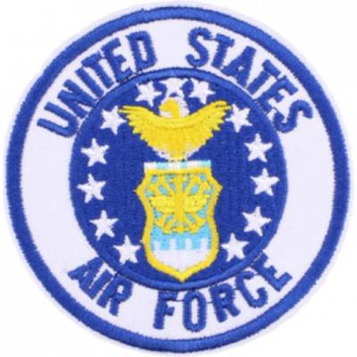 Nášivka nažehľovací symbol United States Air Force 7,6x7,6 cm - farebná