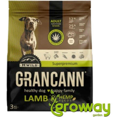 Grancann Lamb & Hemp seeds Adult Medium & Large breeds 1 kg