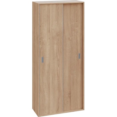 SPD 55/80 skříň s posuvnými dveřmi, výsuvné ramínko, 1850x800x400, dub bardolino