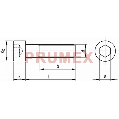 Šroub válcová hlava - inbus DIN 912 M5x25-8.8 pozink – Zboží Mobilmania