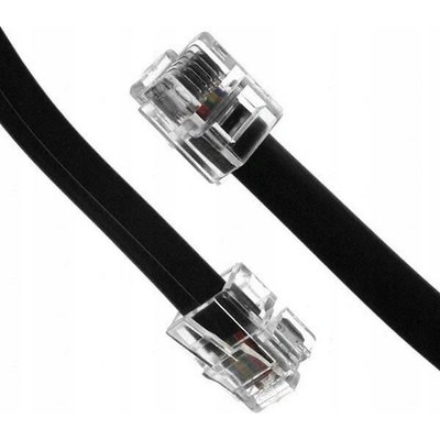 Telefonní kabel KVTD060641 pro ADSL, 6 m, černý