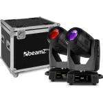 Tronios 2 броя светлинни ефекти tiger 17r 350w beam/spot 2бр в кейс