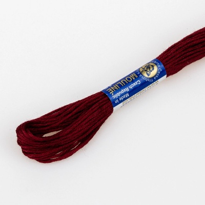 Niťárna Vyšívací příze MOULINE / MULINKA 8112 stříbřitá šedá, jednobarevná, 2g/8m