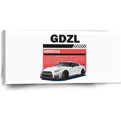 Sablio Obraz Nissan GTR 35 Godzilla - 110x50 cm