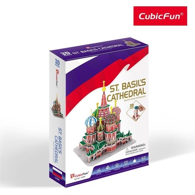 CubicFun Пъзел 3D St. Basil's Cathedral 92ч (1006467F)