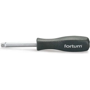 Fortum дръжка за отвертка с глави за контакти, 1/4", 150 mm; лост за тресчотка FORTUM