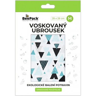 Beepack Voskovaný ubrousek trojúhelníky 28x28cm