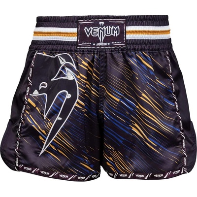 Venum Muay thai šortky GIANT CAMO MUAY THAI SHORTS tmavo modrá