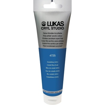 LUKAS Cryl Studio Plastic Tube АКРИЛНА боя Cobalt Blue Hue 125 ml 1 бр (747250012)