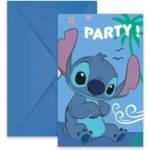 Procos Stitch: Парти покана с плик - 6 броя