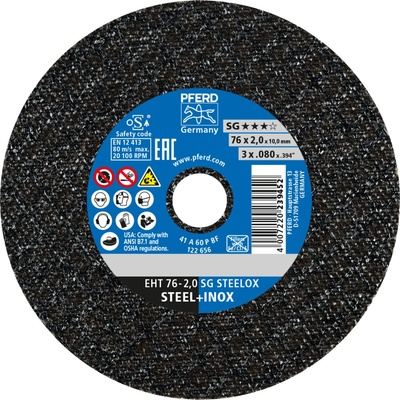 Pferd Řezný kotouč 76 x 2,0 x 10,0 mm 65508021