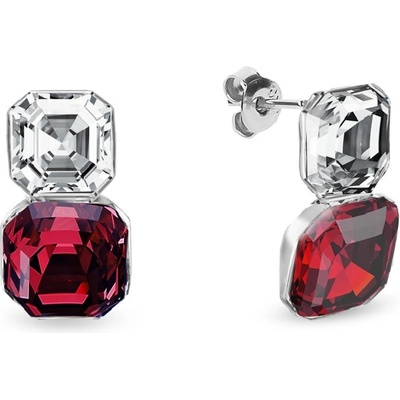 Spark červené se Swarovski Elements Imperial Duo KT44802CSC Scarlet