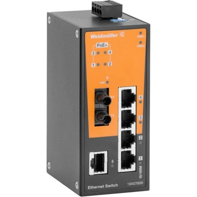 Weidmüller IE-SW-BL06T-1TX-4POE-1ST