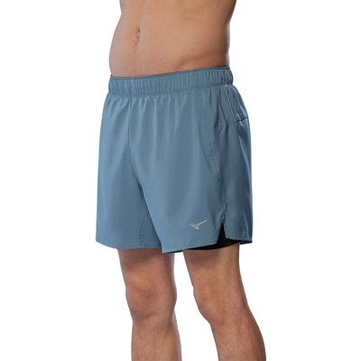 Mizuno kraťasy Core 5.5 2in1 Short J2GBB01003 Citadel modrá