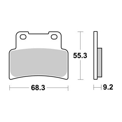 Brzdové destičky Brembo přední APRILIA 125 RS rok 06-12 – Hledejceny.cz