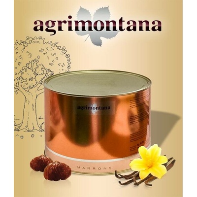 Agrimontana Kaštany s vanilkou Bourbon na kusy 6,7 kg