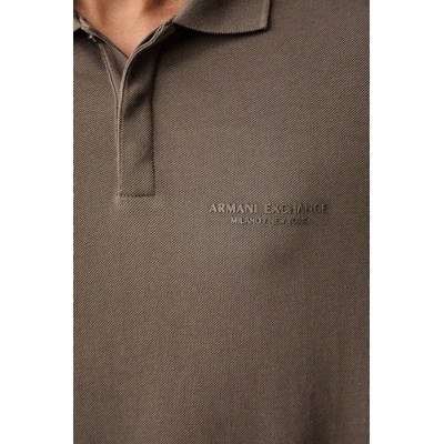 Giorgio Armani тениска с яка мъжка от памук (XM001286.AF10366)