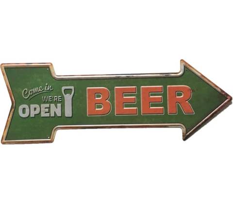 Ceduľa Open Beer
