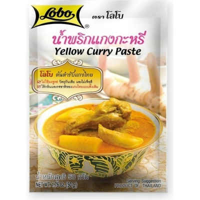 Lobo kari pasta žlutá 50 g