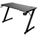 The G-Lab Геймърска маса G-Lab - K-DESK YTTRIUM (120x60cm, метална, поставка за чаша, поставка за слушалки, черна) K-DESK-YTTRIUM (K-DESK-YTTRIUM)