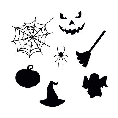 Artemiss Halloween plastová šablóna 2 E 29 cm x 29 cm
