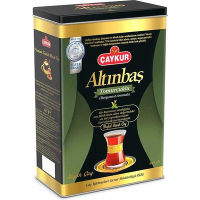 Caykur Turecký čaj Altinbas Earl Grey Bergamot 400 g – Zboží Mobilmania