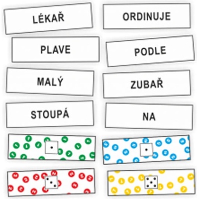 Slovní druhy 1-2-5-7: kartičky k procvičování slovních druhů - Rubínová Jitka