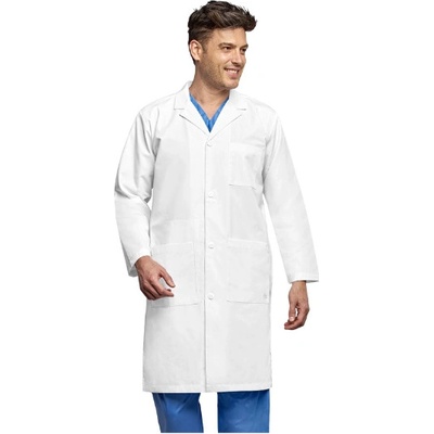 WonderWink Zdravotnícky plášť pánsky dlhý biely