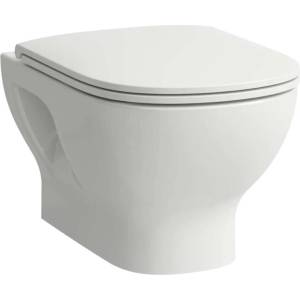 Laufen Lua - Висяща тоалетна с седалка SoftClose, без ръб, бяла H8660810000001 (H8660810000001)