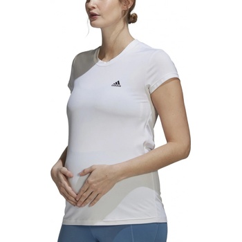 adidas dámske tričko Performance Maternity T Biela Čierna