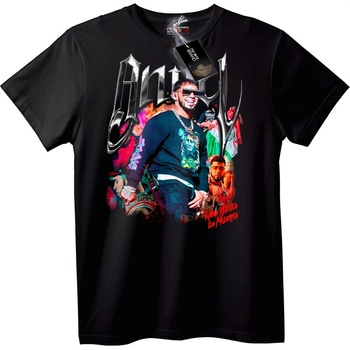 NOONEBRAND Тениска Anuel AA Music - 7XL, Black
