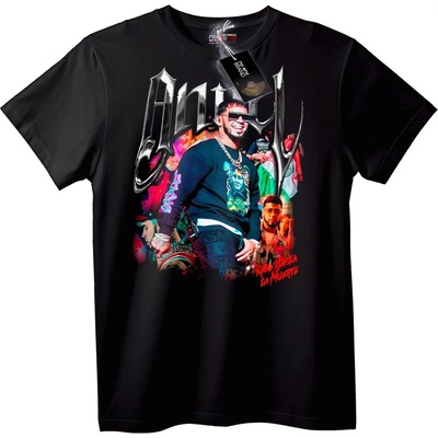 NOONEBRAND Тениска Anuel AA Music - 7XL, Black