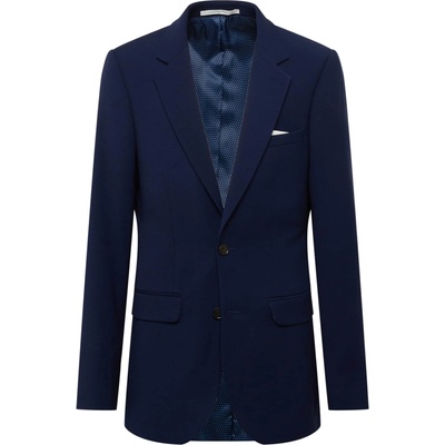 Burton menswear london Бизнес сако 'Super Skinny Blue Texture Jacket' синьо, размер 44