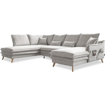 Miuform Бежов разтегателен ъглов диван (ляв ъгъл/"U" форма) Charming Charlie - Miuform (1746ETS501)