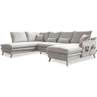 Miuform Бежов разтегателен ъглов диван (ляв ъгъл/"U" форма) Charming Charlie - Miuform (1746ETS501)