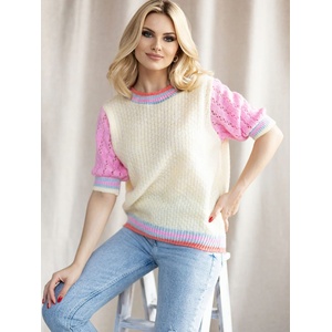 PeeKaBoo Дамски пуловер къс ръкав модел 178640 PeeKaBoo