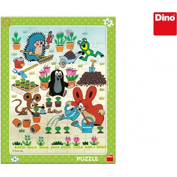 Dino Krtek zahradník deskové 40 dílků