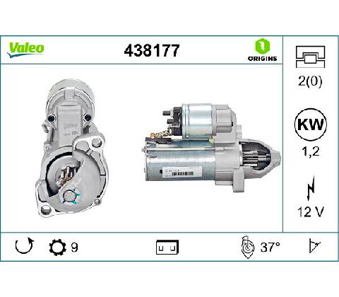 Štartér VALEO 438177