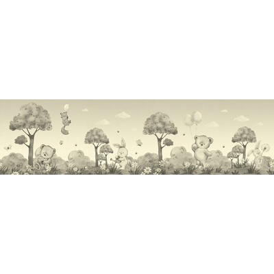 AG Design WBD-8123 Dětská samolepící bordura Medvídek, rozměry 5 m x 9,7 cm
