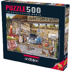 Anatolian Пъзел Anatolian - Гаража на Дейтън, 500 части (P3571)