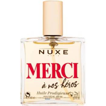 NUXE Huile Prodigieuse Merci A Nos Héros 100 ml многофункционално разкрасяващо сухо масло за лице, тяло и коса за жени