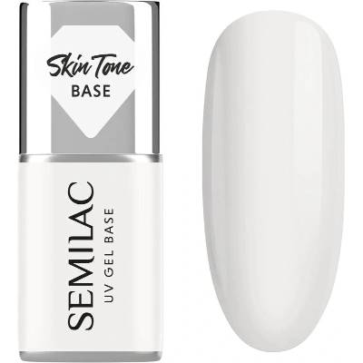 Semilac UV Gel Base Skin Tone Base podkladový lak pro gelové nehty odstín Coconut Cream 7 ml
