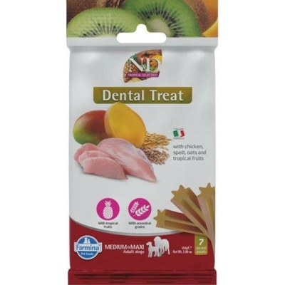 N&D TROPICAL Dog Dental Snack Chicken M&L 100 g