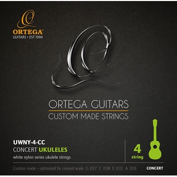 Ortega Nylon Concert Струни за концерт укулеле (UWNY-4-CC)