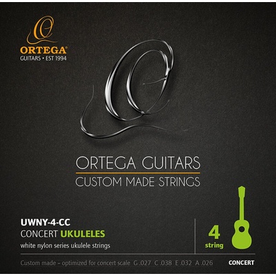 Ortega Nylon Concert Струни за концерт укулеле (UWNY-4-CC)