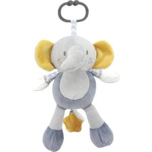 Музикална играчка Lorelli Toys - Слонче, сиво (10191440010)