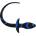 Kiotos Anal Plug Dog Tail Black/Blue